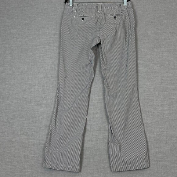 Tommy Hilfiger Striped Trousers Sz 8 Dress Pants Blue and White - Picture 2 of 13